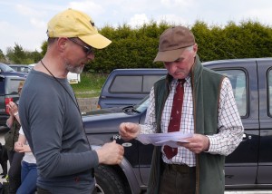 Ralph receiving his award  